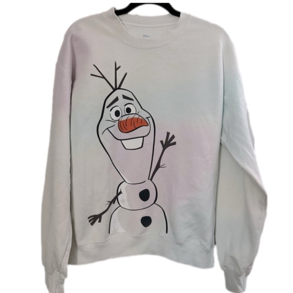 Disney Tops - Disney Frozen Olaf Tie Dye Sweatshirt Women’s Medium